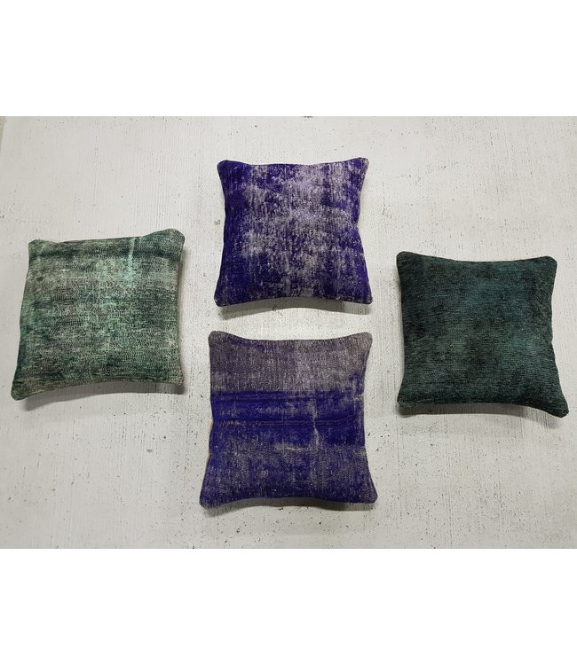 4x modern Kelim Kissen 45x45 cm mit Füllung