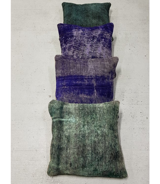 4x modern Kelim Kissen 45x45 cm mit Füllung