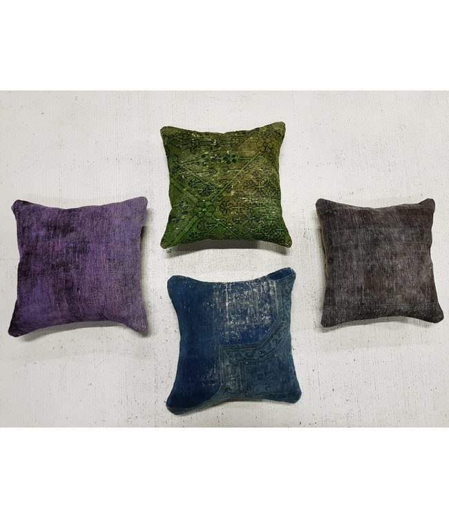 4x modern kelim kussens 50x50 cm met vulling