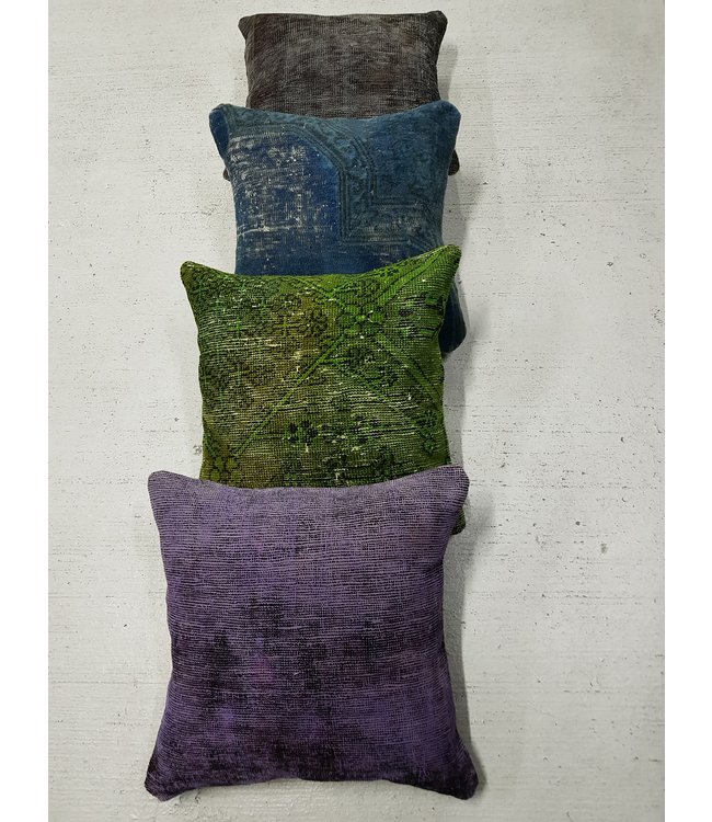 4x modern kelim kussens 50x50 cm met vulling