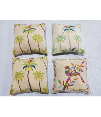 ​​4x modern kilim cushions 50x50 cm with filling