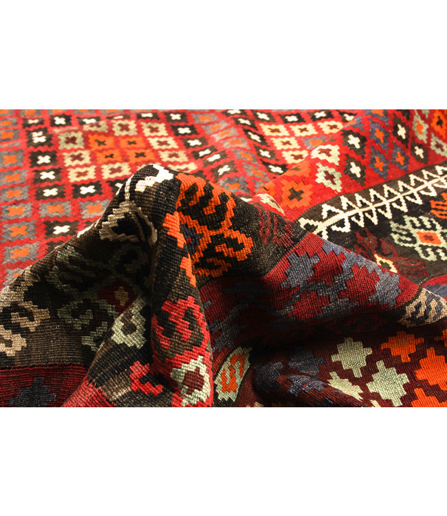 Handgewebte Orientalisch Wolle Kelim Teppich  287x284 cm