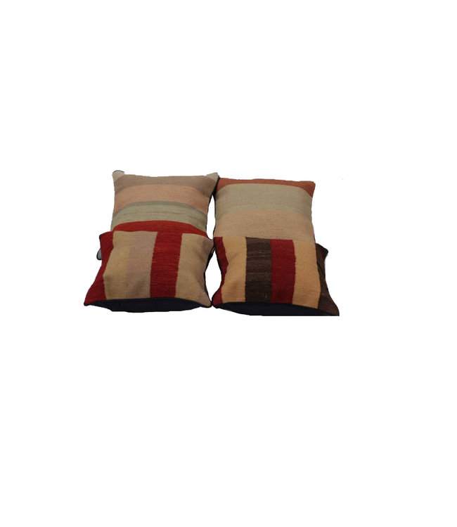 4x kilim cushions ca 40x40 cm with filling