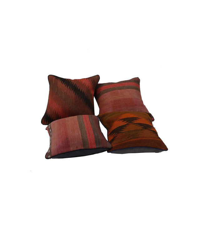 4x kilim cushions ca 40x40 cm with filling