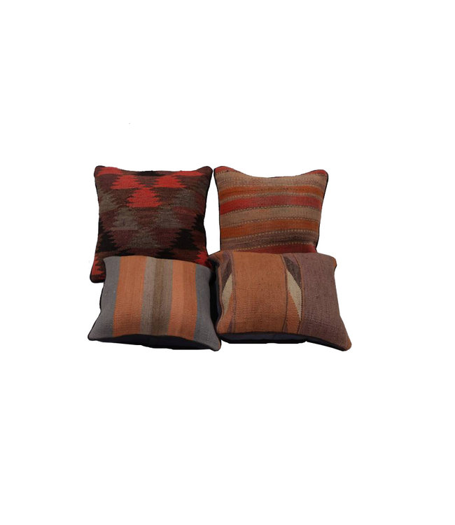 4x kilim cushions ca 40x40 cm with filling