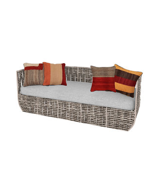 4x modern kelim kussens 40x40 cm met vulling