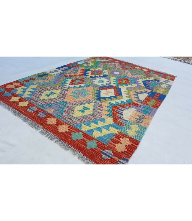 kelim kleed  145x102 cm vloerkleed tapijt kelims hand geweven