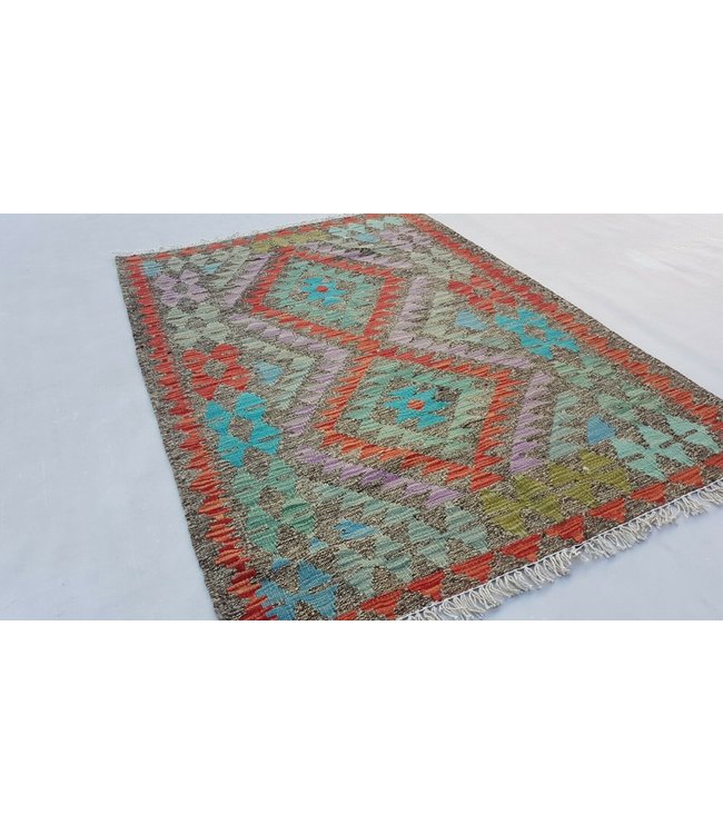 kelim kleed  124x91 cm vloerkleed tapijt kelims hand geweven