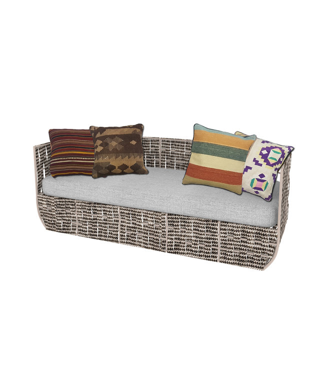 vintage 4 x kilim cushion cover ca 40x40 cm with filling