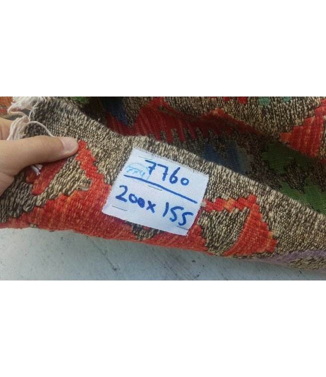 kelim kleed 200x155 cm vloerkleed tapijt kelims hand geweven