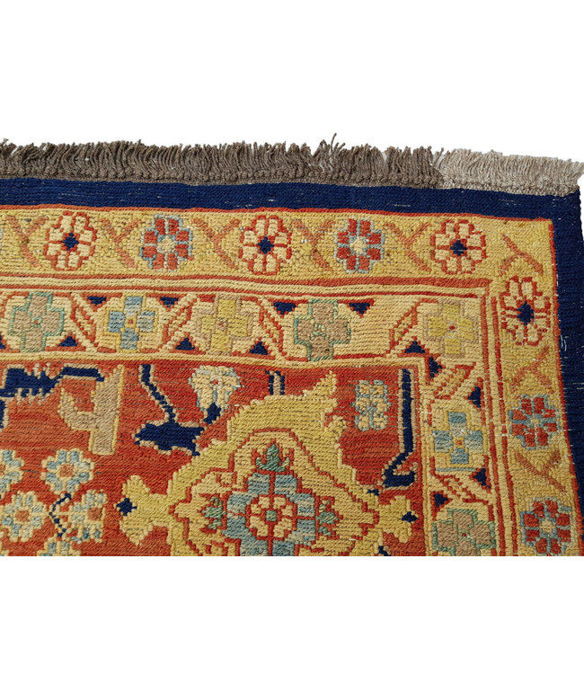 Stylish Multi Colour Handmade 13'45X9'90 SumakKilim Area Rug Weave 410X302 cm