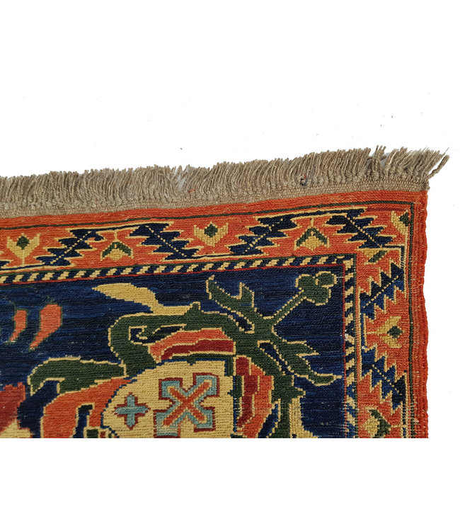 Handgeweven Sumak kelim 404X296 cm