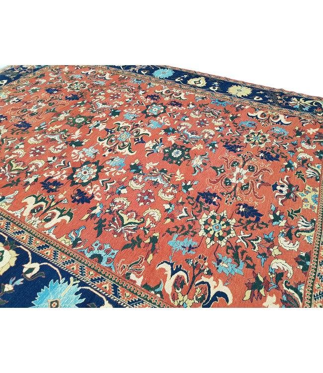 Stylish Multi Colour Handmade 13'25X9'71 Sumak Kilim Area Rug Weave 404X296 cm