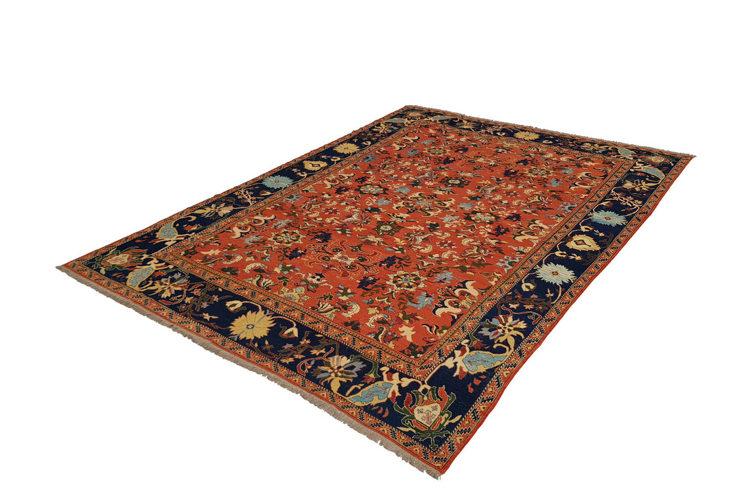 Handgeweven Sumak kelim 404X296 cm
