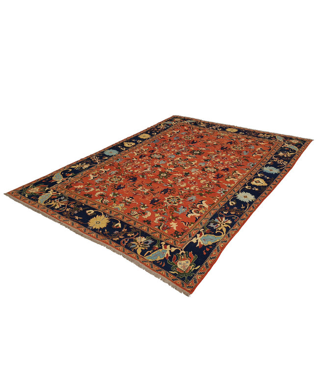 Stylish Multi Colour Handmade 13'25X9'71 Sumak Kilim Area Rug Weave 404X296 cm