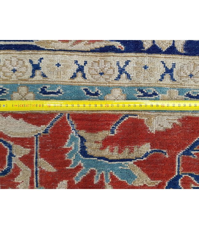 Handgeweven Sumak kelim 338X265 cm