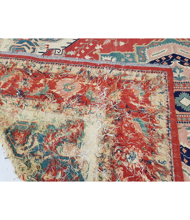 Handgeweven Sumak kelim 413X306 cm