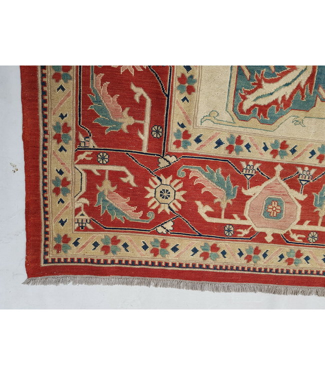 Handgewebt Sumak kelim teppich 413X306 cm