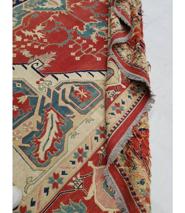 Handgeweven Sumak kelim 413X306 cm