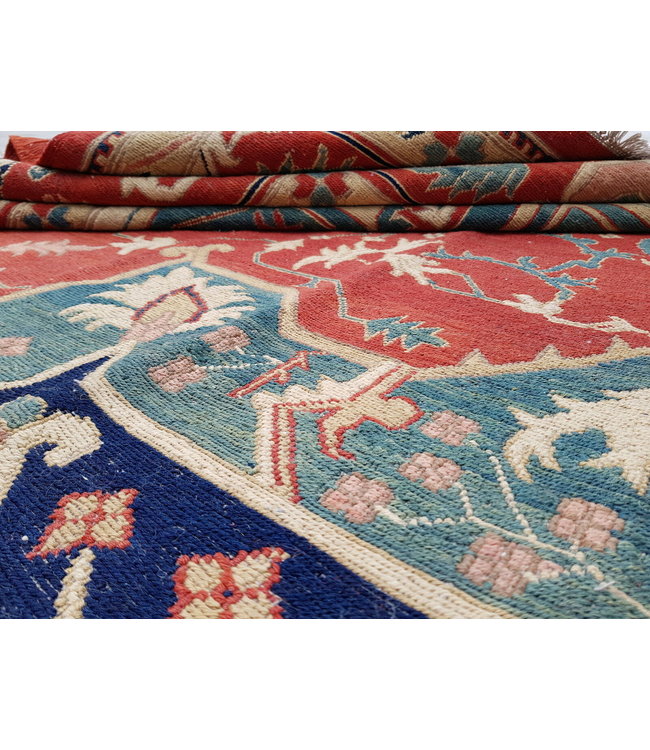 Handgewebt Sumak kelim teppich 413X306 cm