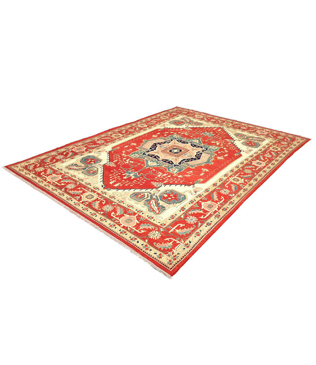 Quality Handmade 13'54X10'03 Red Sumak Kilim Area Rug Weave 413X306 cm