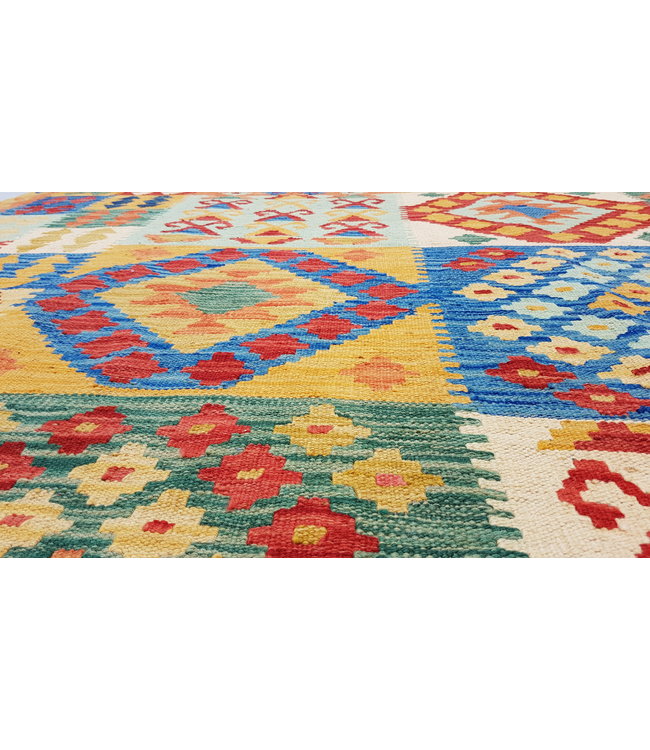 exclusife kelim kleed  292x206 cm vloerkleed tapijt kelims hand geweven