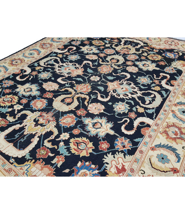 Handgeweven Sumak kelim 337X267 cm