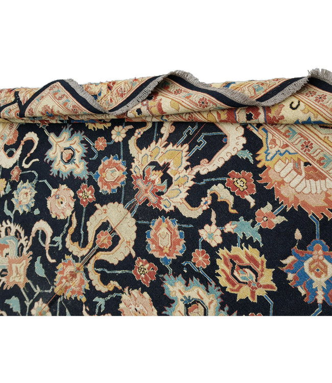 Handgeweven Sumak kelim 337X267 cm