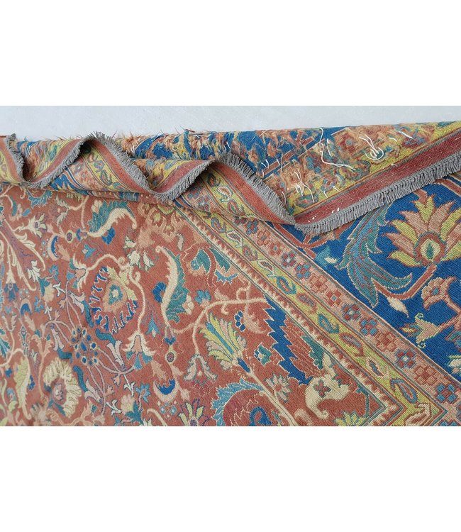 Stylish Handmade 11'15X8'79 Sumak Kilim Area Rug Weave 340X268 cm