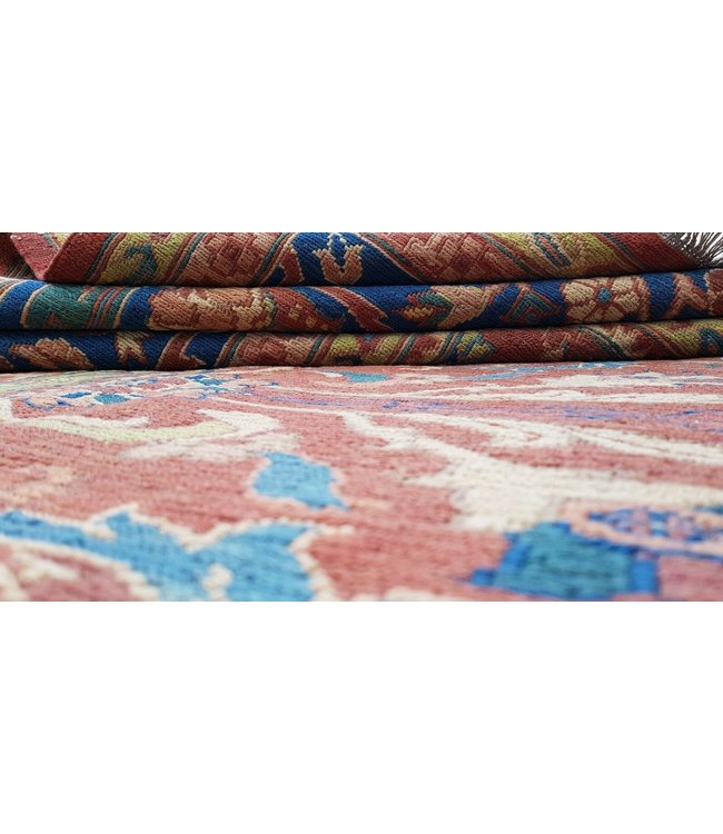 Stylish Handmade 11'15X8'79 Sumak Kilim Area Rug Weave 340X268 cm