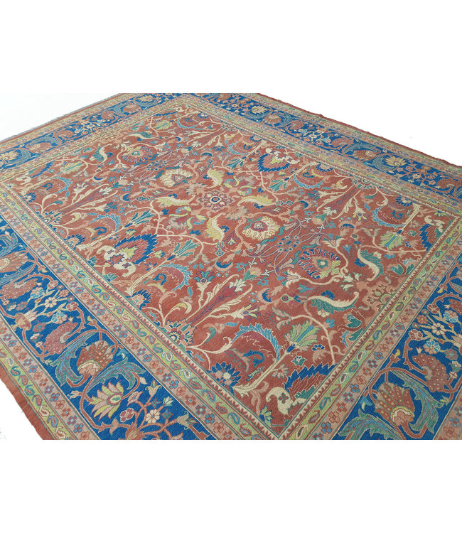 Handgewebt Sumak kelim teppich 340X268 cm