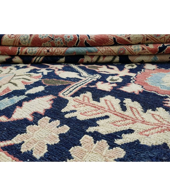 oriental Multi Color Handmade soumak carpet 11'90X8'72 Sumak Kilim Area Rug 363X266 cm