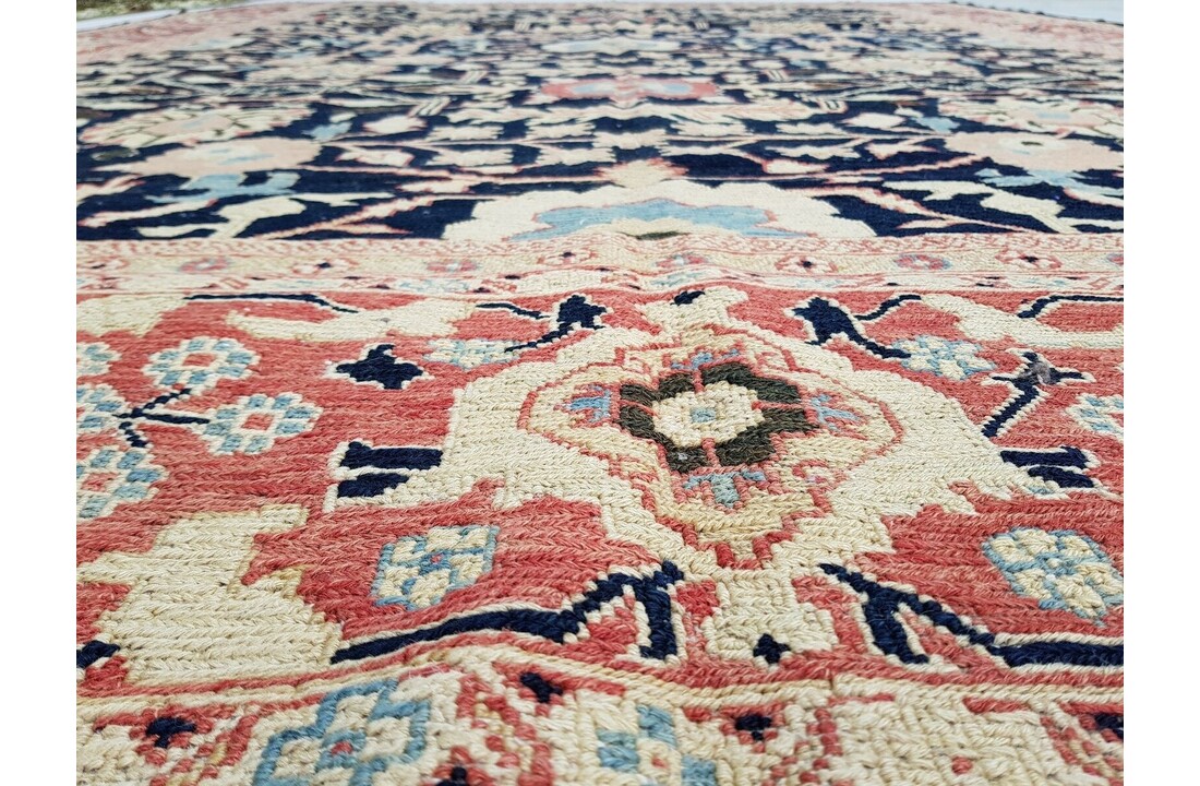 Handgeweven Sumak kelim 363X266 cm