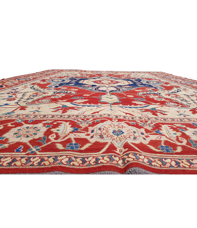 Handgeweven Sumak kelim 339X266 cm