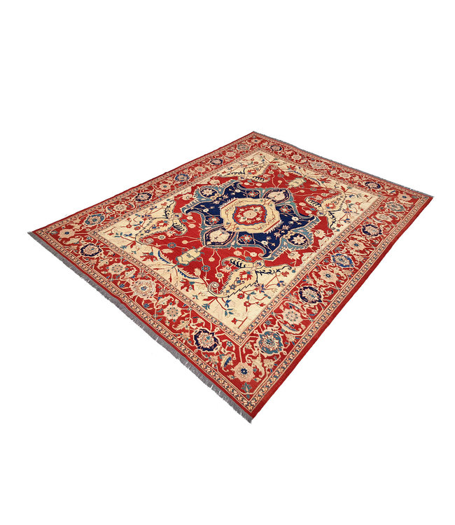 Handgewebt Sumak kelim teppich 339X266  cm