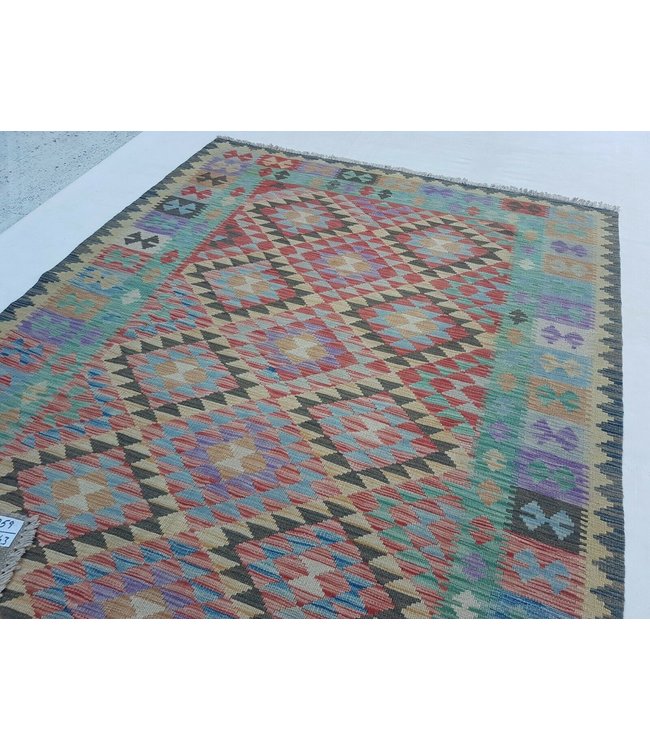 kelim kleed 234x163 cm vloerkleed tapijt kelims hand geweven