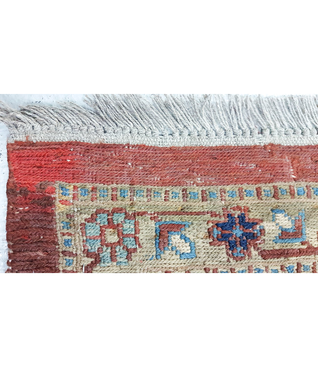 antiek Handgewebt Sumak kelim teppich 250x236 cm