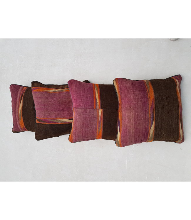 4x kilim cushions ca 45x45 cm with filling