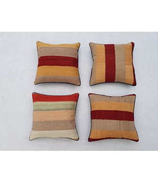 ​​4x modern kilim cushions 40x40 cm with filling