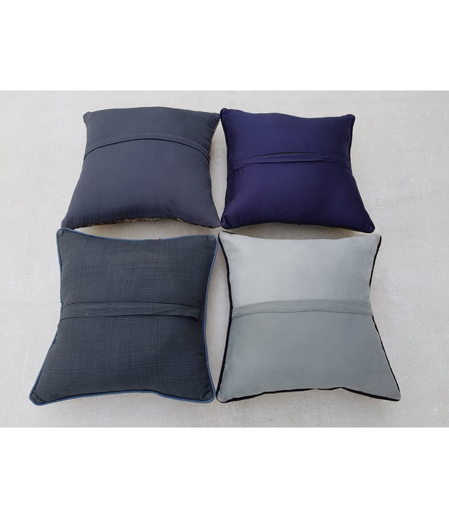 4x kelim kussens 40x40 cm met vulling