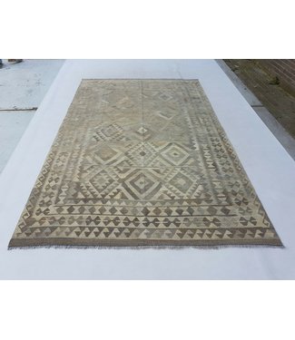 Beautiful Geometric Handwoven Afghan Kilim Rug 297x193 cm Multi color Rectangle 100% Wool Tribal Beautiful Geometric Handwoven Afghan Kilim Rug 297x193 cm Multi color Rectangle 100% Wool Tribal