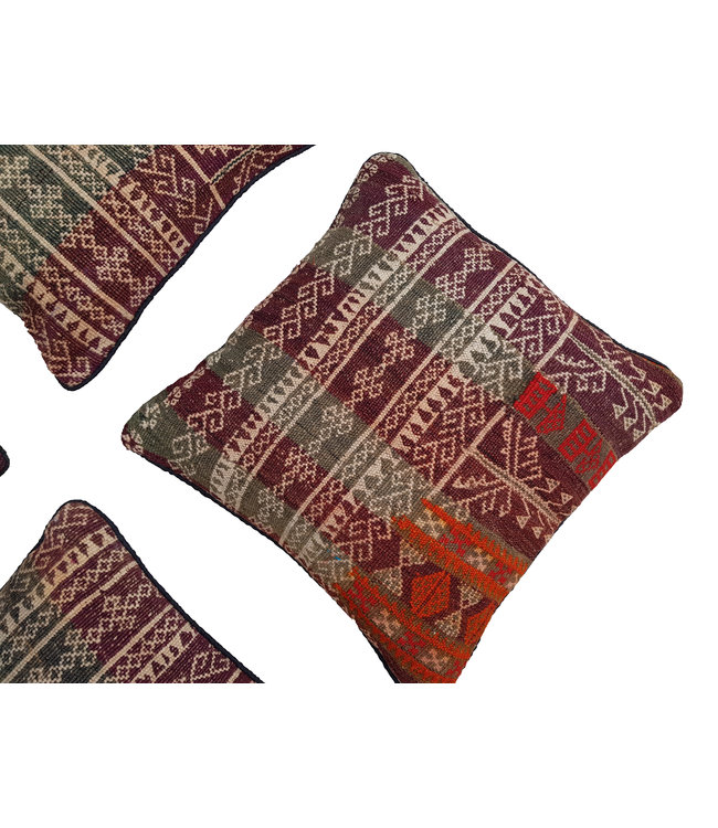 4x kilim cushions ca 45x45 cm with filling