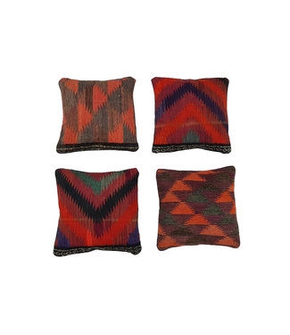 4x kilim cushions ca 45x45 cm with filling