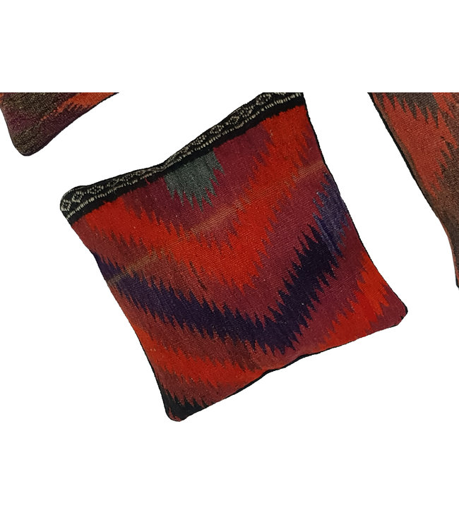 4x kelim kussens 45x45 cm met vulling