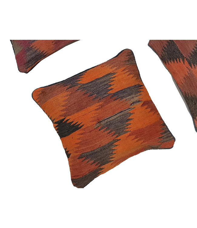 4x kelim kussens 45x45 cm met vulling