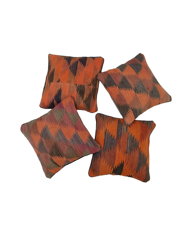 4x kilim cushions ca 45x45 cm with filling