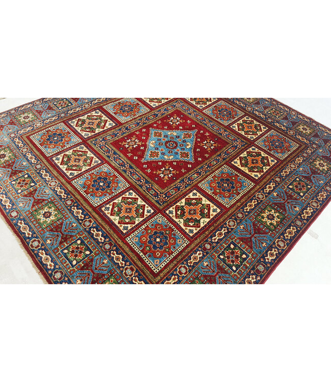 (8'2 x 7'6) feet super fine oriental kazak rug 250x232 cm