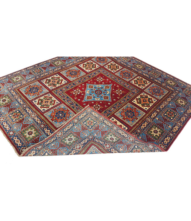 (8'2 x 7'6) feet super fine oriental kazak rug 250x232 cm