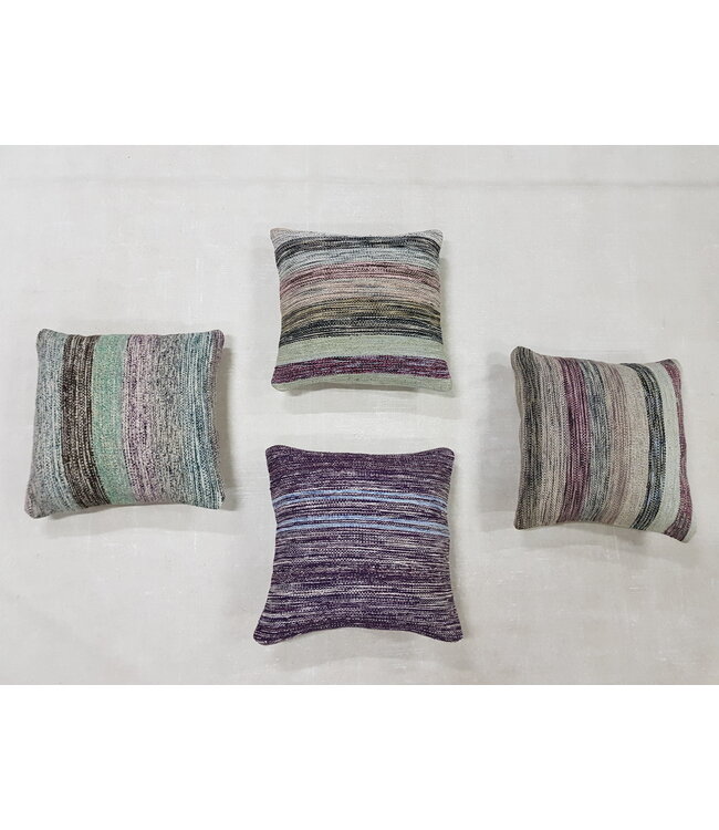 vintage 4 x kilim cushion cover ca 45x45 cm with filling