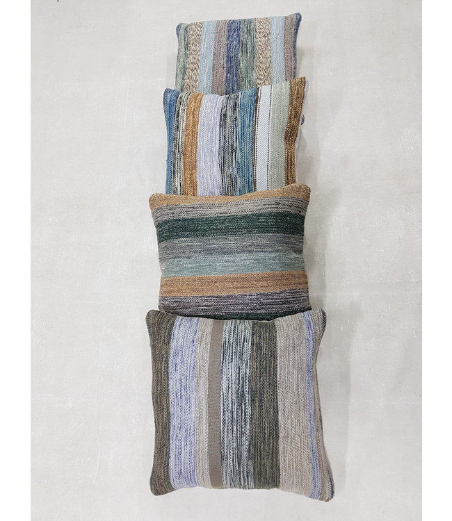 4x modern kilim cushions 45x45 cm with filling